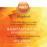 Meghívó kampánynyitó nagygyűlésre