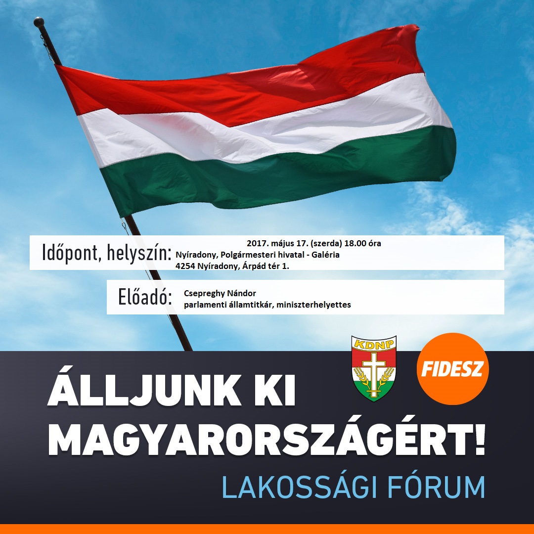 Nyíradonyban folytatódik az országjáró program