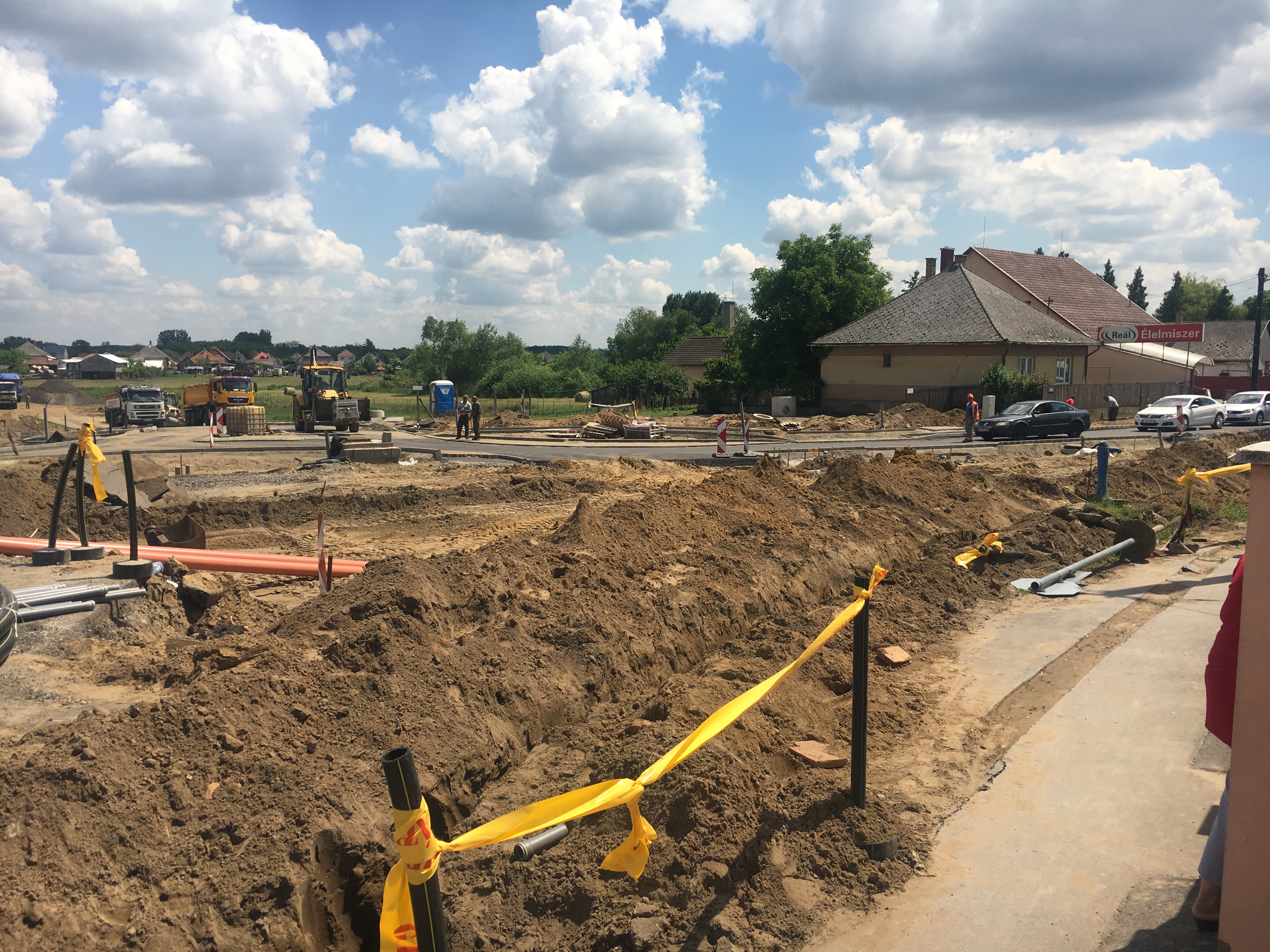 Bejárás az épülő 471-es út mentén