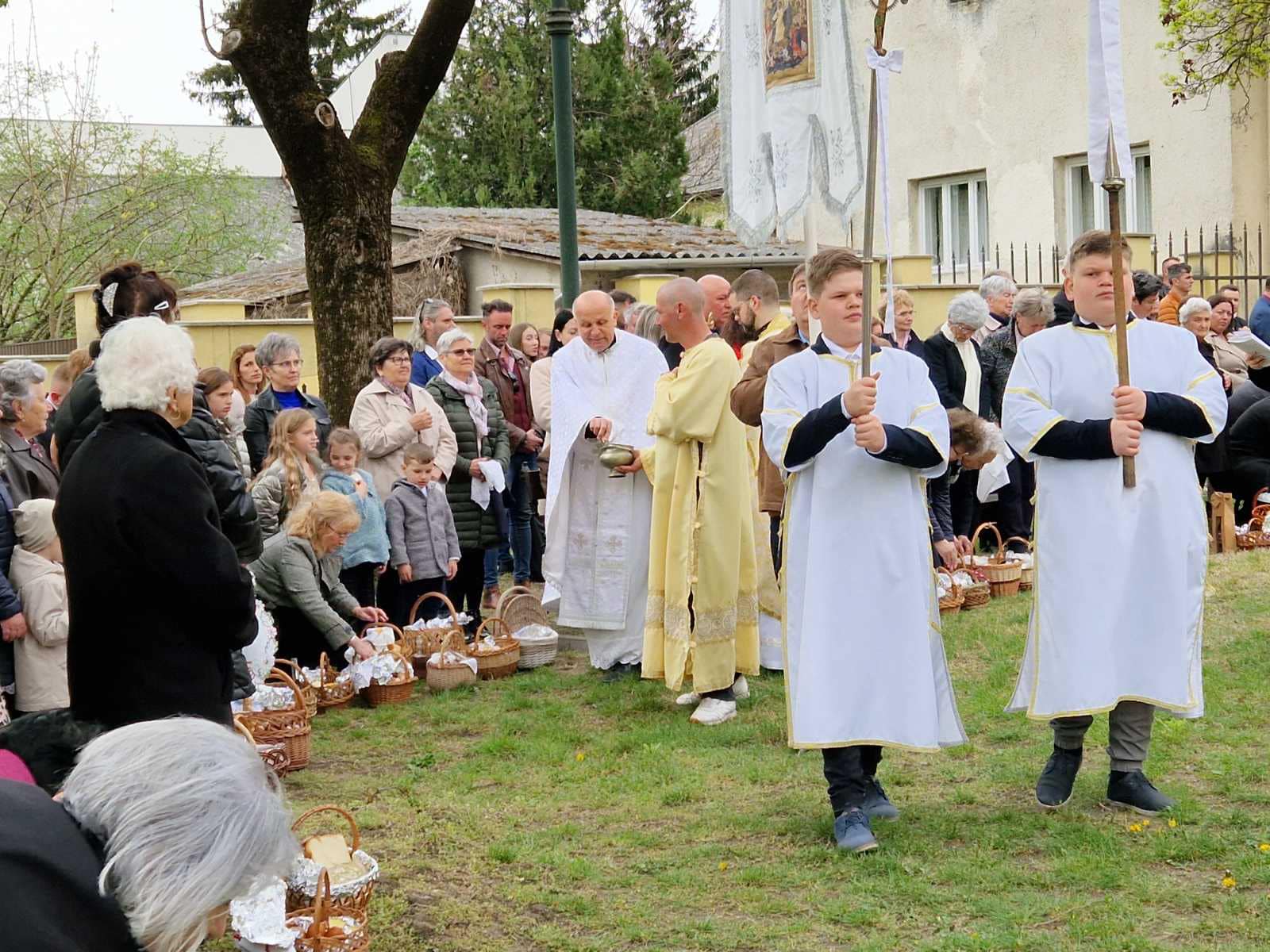 Pászkaszentelés Nyíradonyban.