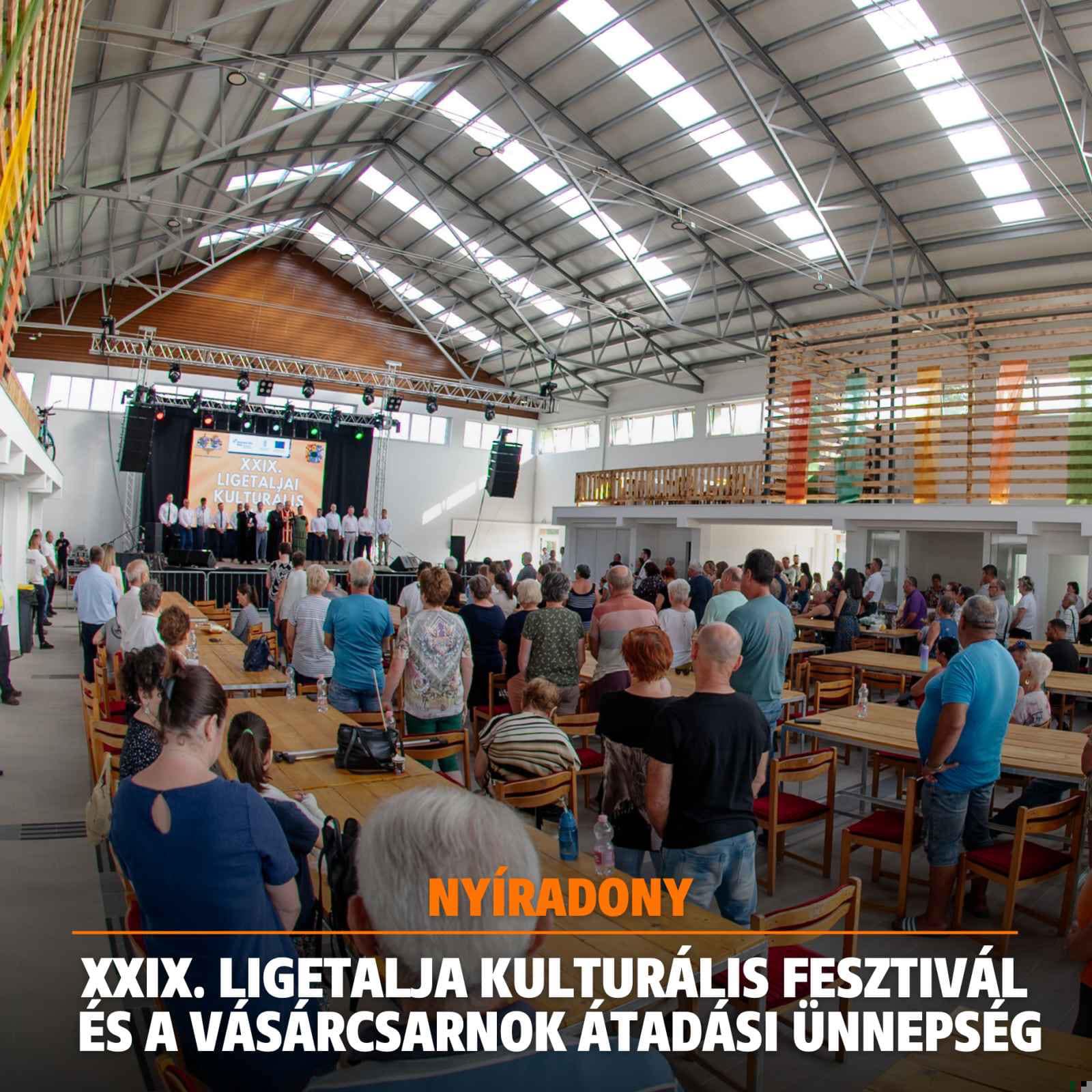 XXIX. Ligetalja Kulturális Fesztivál és a Vásárcsarnok átadási ünnepsége.