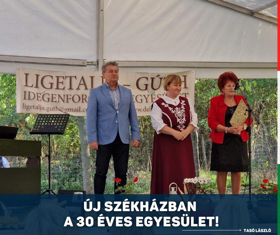 Gratulálunk a Ligetalja-Guth Idegenforgalmi Egyesületnek!